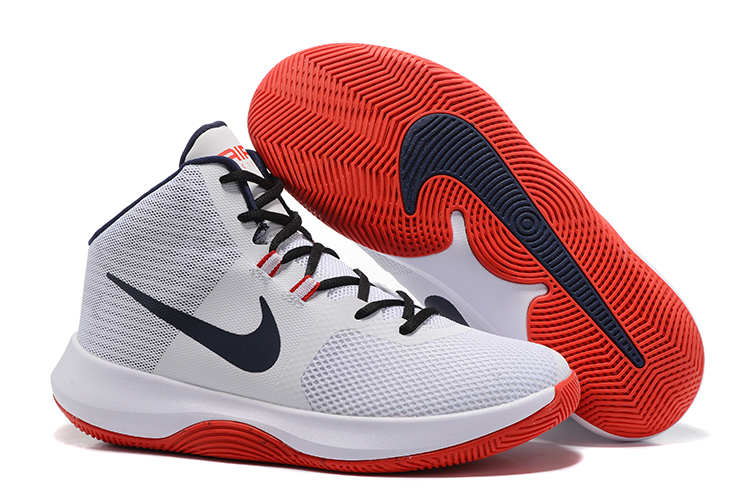 Nike Air Precision 2017 White Black Red Shoes